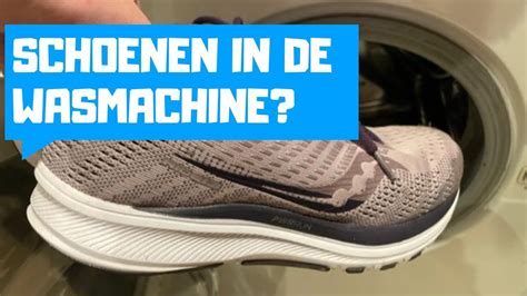 Zo was je je sneakers in de wasmachin